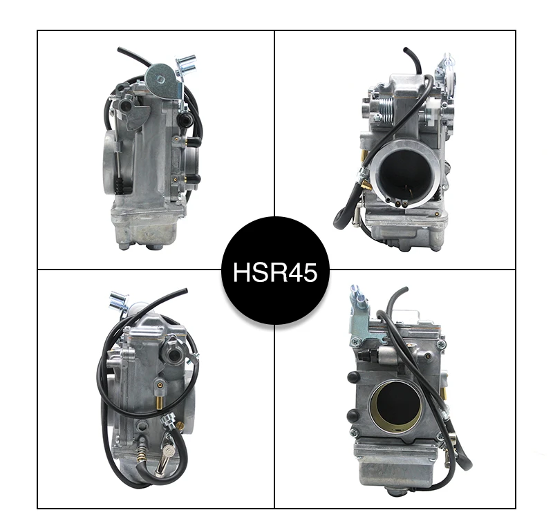 Motorcycle Carburetor Replace For Mikuni Model Carburador HSR 42 45 48mm with #165-188 jets Polished Carb For Harley 22 - Racext Motorcycle Carburetor Replace For Mikuni Model Carburador HSR 42 45 48mm with #165-188 jets Polished Carb For Harley - - Racext 21