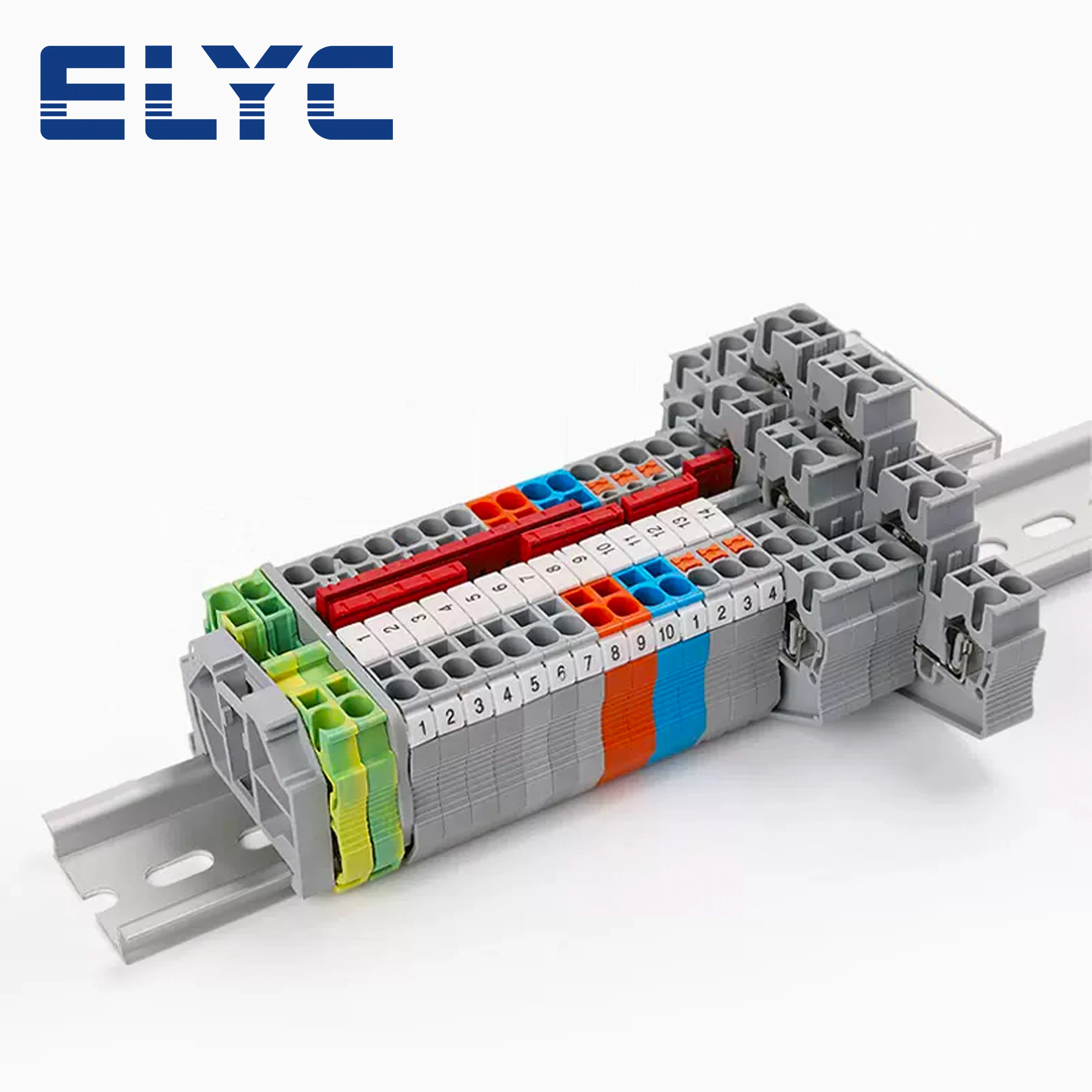 terminal block push in duplo nivel conexao de 04