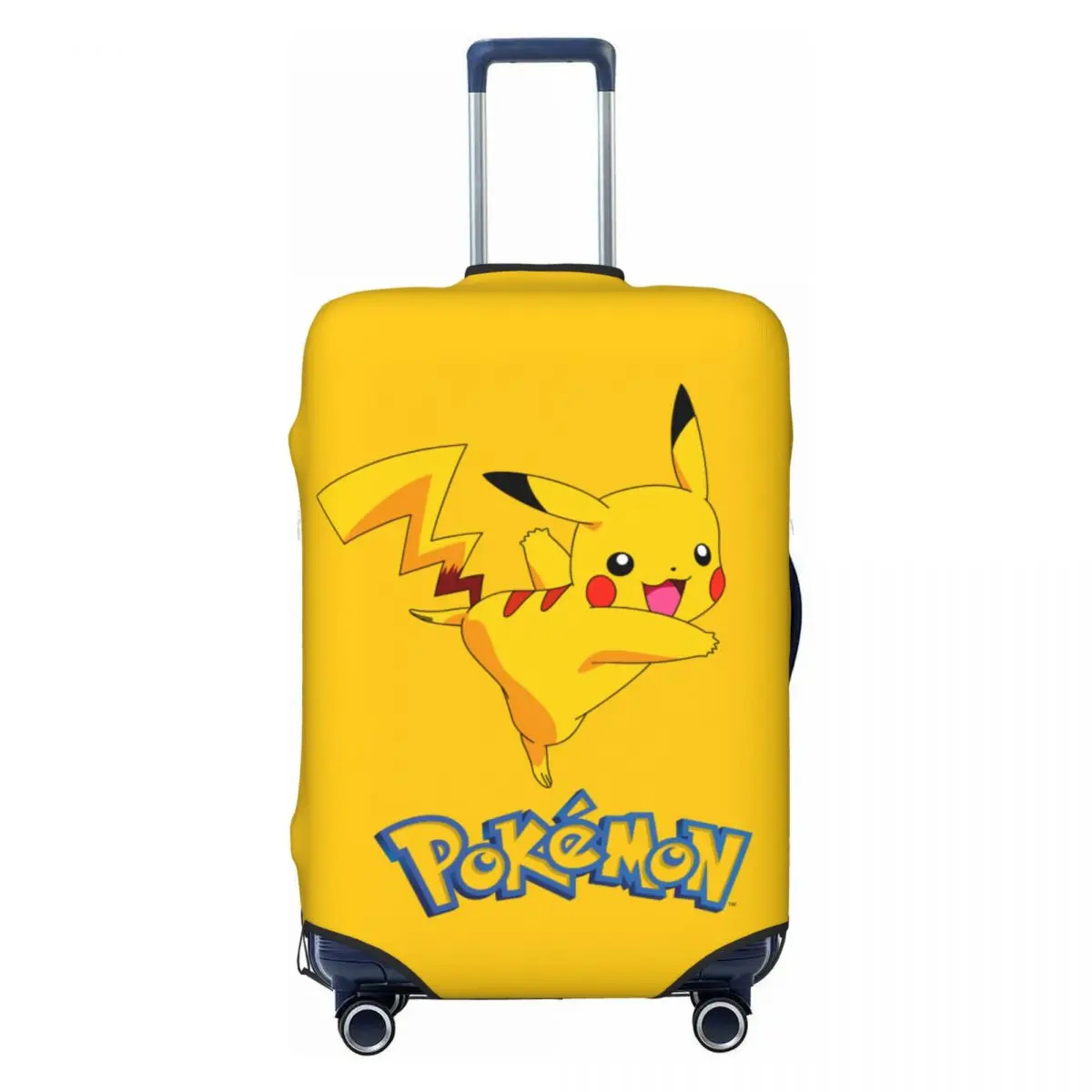 

Custom Pokemon Pikachu Luggage Cover Elastic Travel Suitcase Protective Covers Suit For 18-32 inch