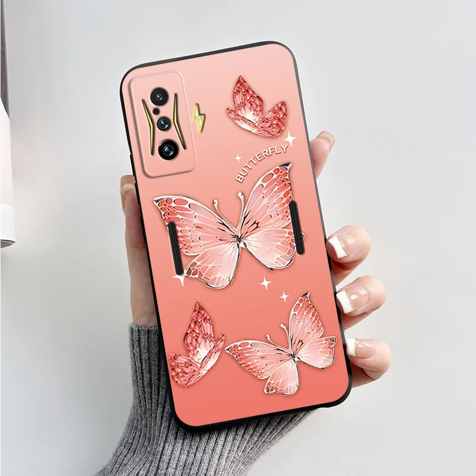 Silicone Soft Cartoon Frog Phone Case for Redmi K50 Gaming Edition