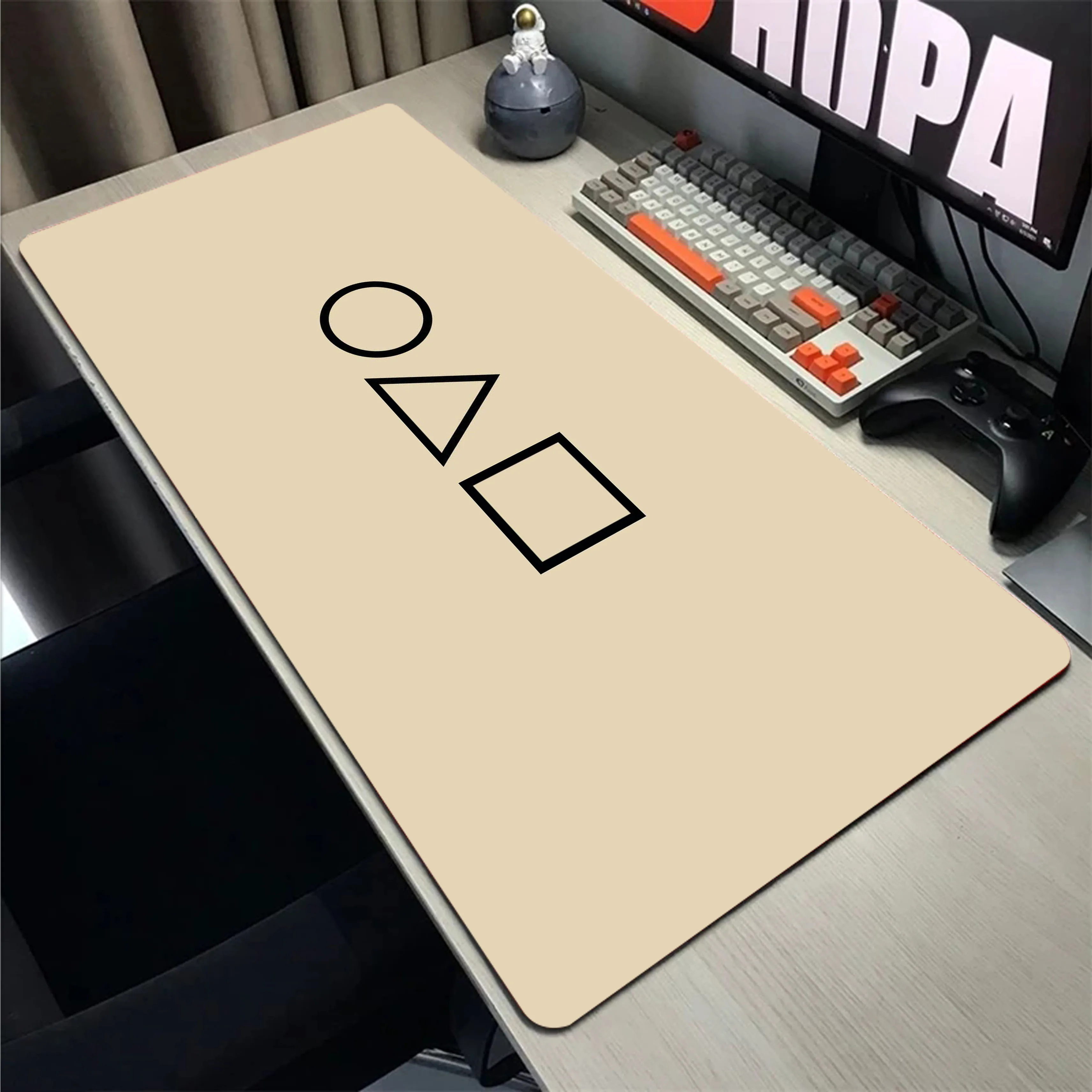 

Geometry Contracted Design Gaming Mouse Pad Large Gamer Mousepad Computer Desk Mat XXL Mouse Mat Rubber Keyboard Pads 90x40cm