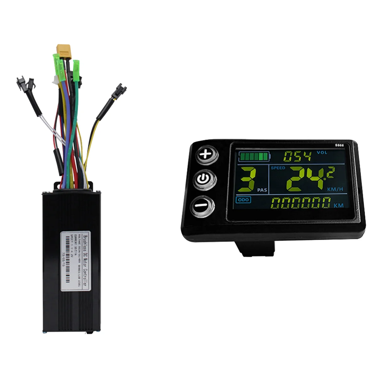 Controller Per Bicicletta Elettrica S866 Display Lcd 36V 48V 30A 750W 1000W 2 Modello Sinewave Controller Parti Di Biciclette Elettriche