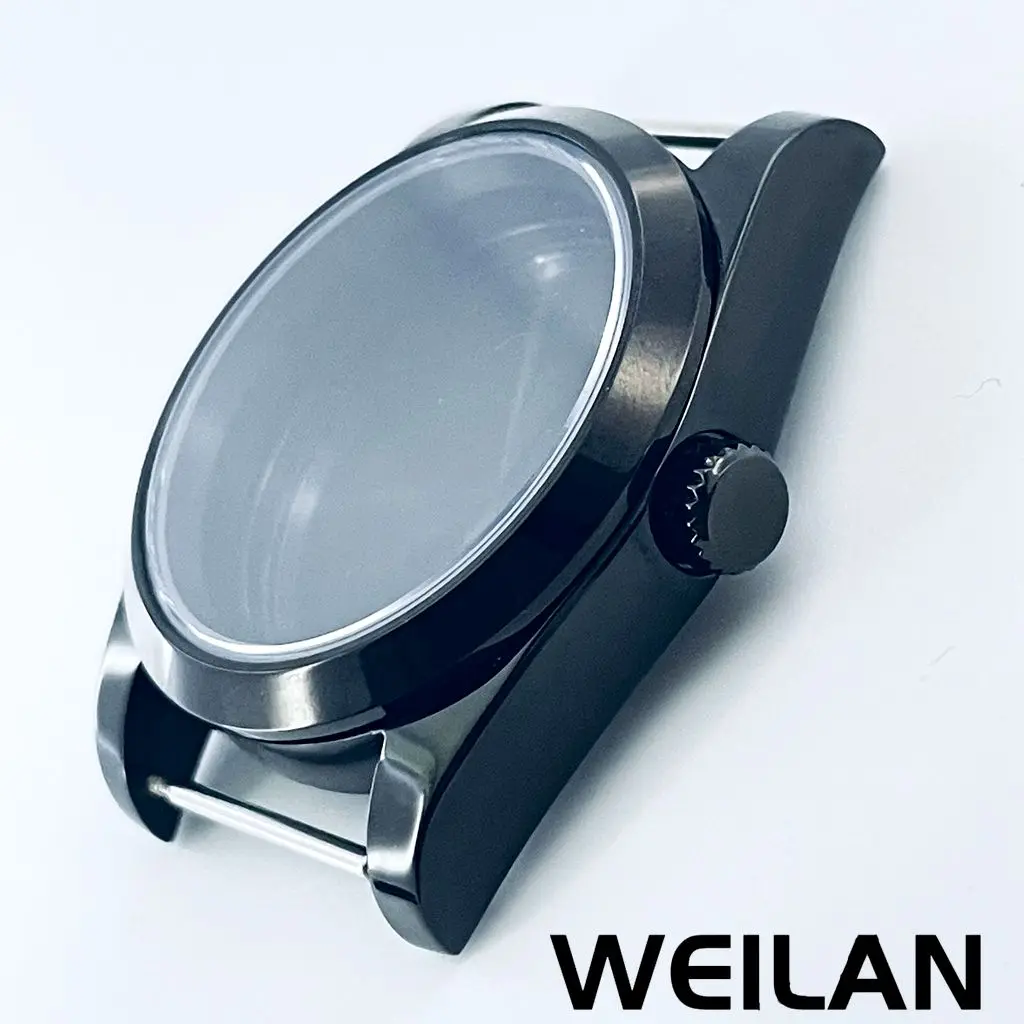 Rose Gold and Silvery Waterproof Watch Case with Sapphire Crystal