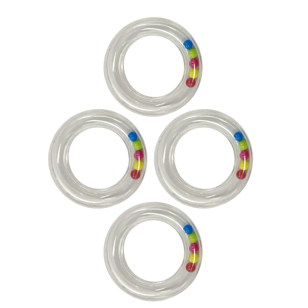 

Пластиковые погремушки, кольцо «сделай сам», ручная погремушка, колокольчик, Детская Успокаивающая погремушка, игрушка, аксессуары