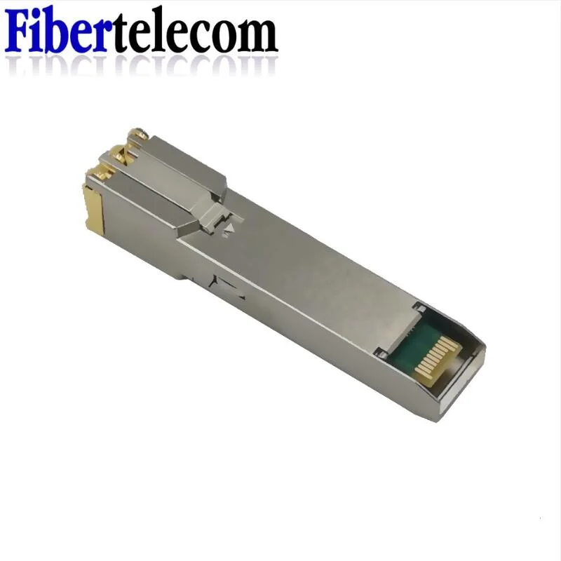 SFP Fiber Module Ethernet Port RJ45 module 1000BASE-T Switch connector Copper Compatible with Mikrotik Gigabit Ethernet 4