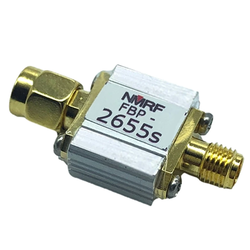 

2655 МГц, поверхностная акустическая волна, пила, полосный фильтр LTE, выделенная полоса пропускания 1 дБ, 2620-2690 МГц, SMA-M