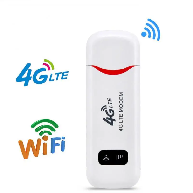 

Wireless LTE WiFi Router 4G SIM Card Portable 150Mbps USB Modem Pocket Hotspot Dongle Mobile Broadband for Home WiFi Coverage