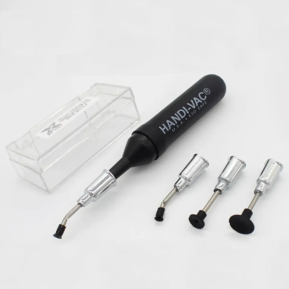 BGA Vacuum Pump Suction Sucking Pen Anti-static Mini SMT SMD IC Chip Picker Pick Up Pickup Hand Tool with 4 Suction Headers image 4