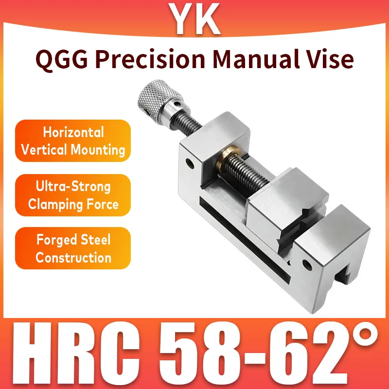 QGG High-precision Flat Jaw Pliers QGG50/63/73/88/100/125/150/200 Milling Machine Grinder Industrial Grade Right Angle Vise ﻿