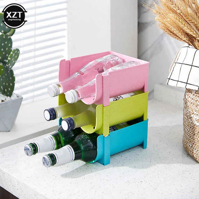 Elleni Fall Oktási Társaságos Rack Üzleti Üveg Sörtékei Istartó Hűtőszekrény Fiók Ital Doboz Konyhai Eszközökhöz - Image 4