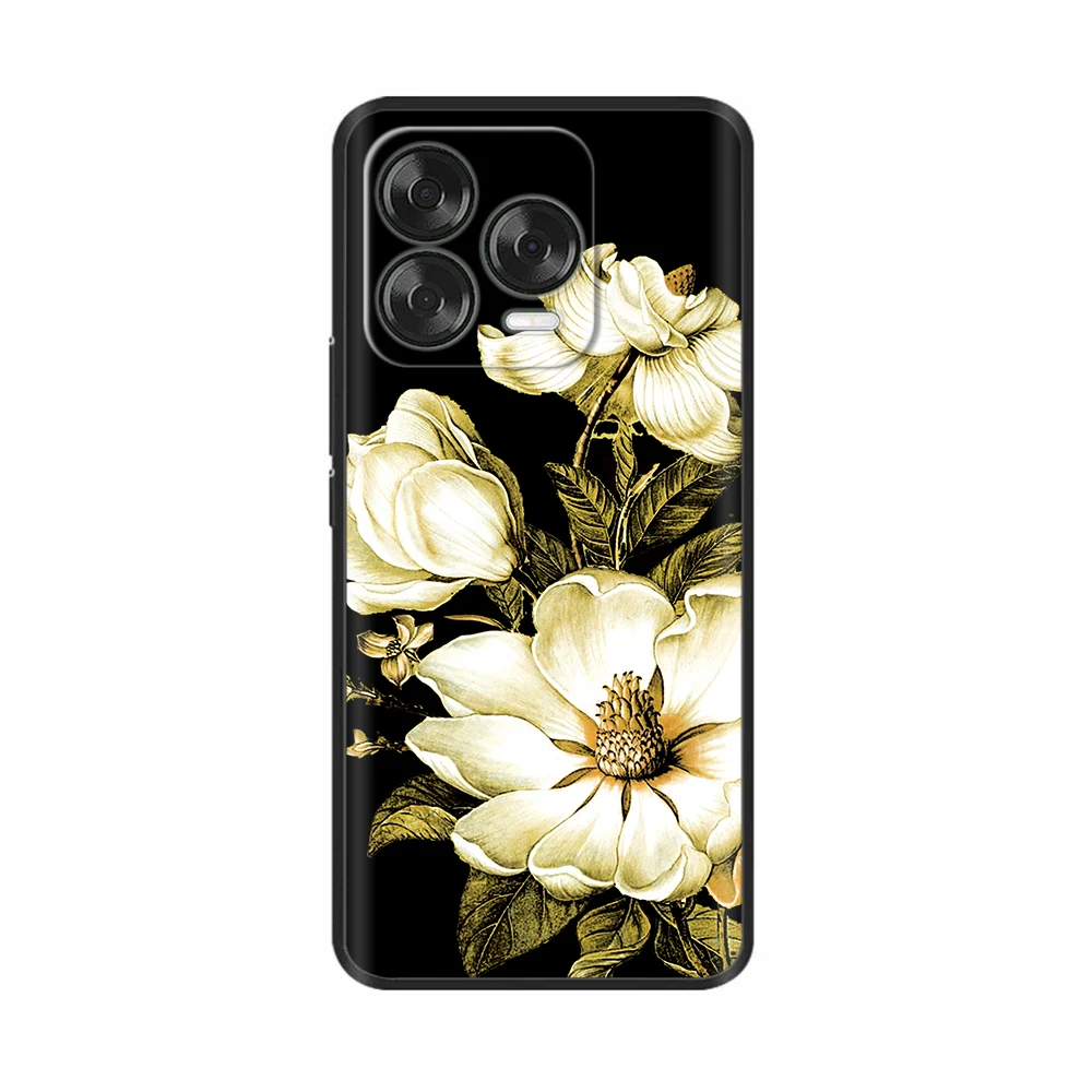 Luxury Black Silicone Back Cover - Elegant Design Case