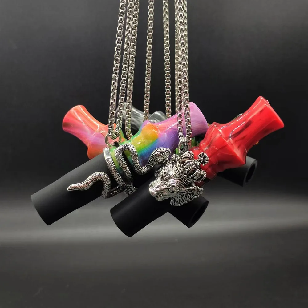 Resin Arab Shisha Hookah Mouthpiece Filter with Chain Chicha Cachimba Sheesha Narguile Mouthtips Filter Hookah Hose Mouth Tip 4