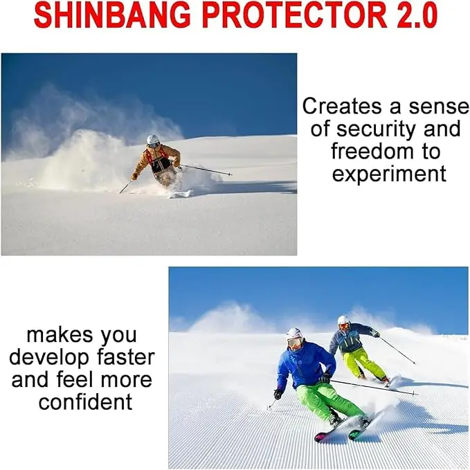 Frost Armours Ski Shields Guards Ski Shin Pads Breathable Elastic Anti-Collision Leggings for Skiing Protective Gears Tools