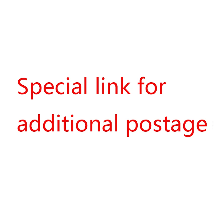 

Additional postage