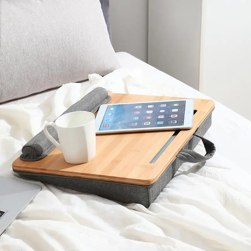 Suporte Multifuncional para Laptop com Suporte de Pulso Suporte Ergonômico do Computador Portátil Acima da Mesa do Joelho Acessórios de Mesa para Casa - Imagem 2