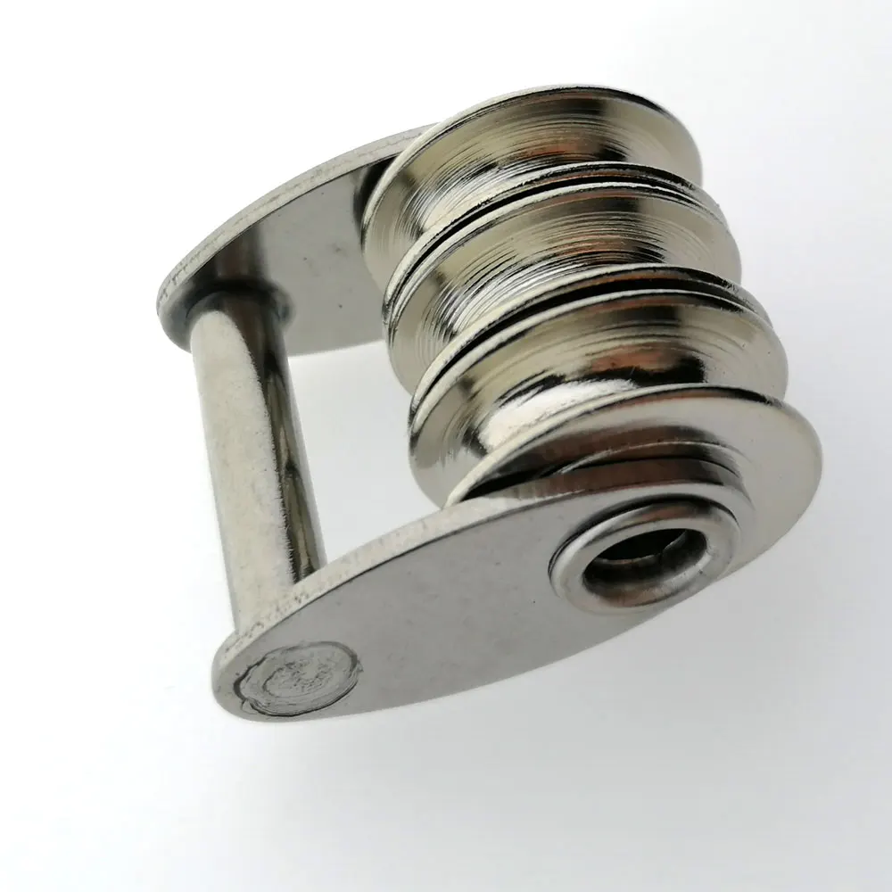 Premium 316 Stainless Steel Windsurfing Sails Pulley Sail Tack Triple Pulley Downhaul Block Boatxt