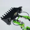 LESU 1/14 Aoue LT5 RC Hydraulic Loader RTR Skid-Steer Truck Electric Cleaner Lights Sounds Remote Control Construction Car Toys 5