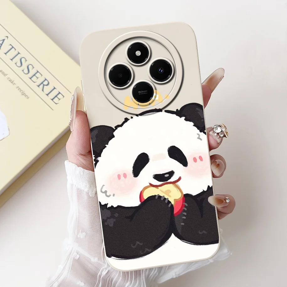 Cute Panda Rabbit Cartoon Soft Matte Silicone Back Cover Case
