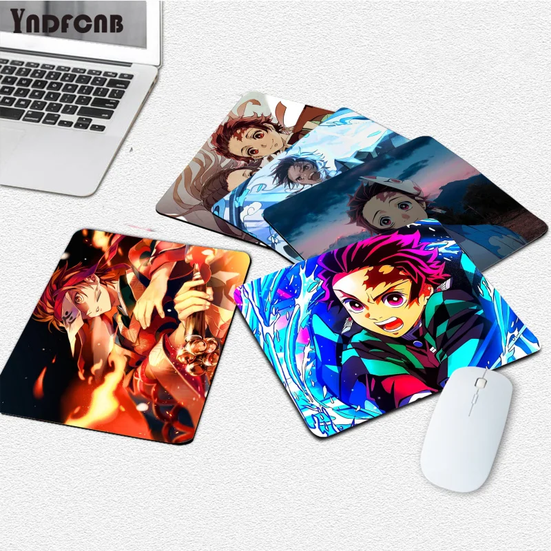 

Demon Slayer Kamado Tanjirou Mousepad INS Tide Small Speed Version Game Computer Keyboard Office Table Mat Cheapest Cup Mats