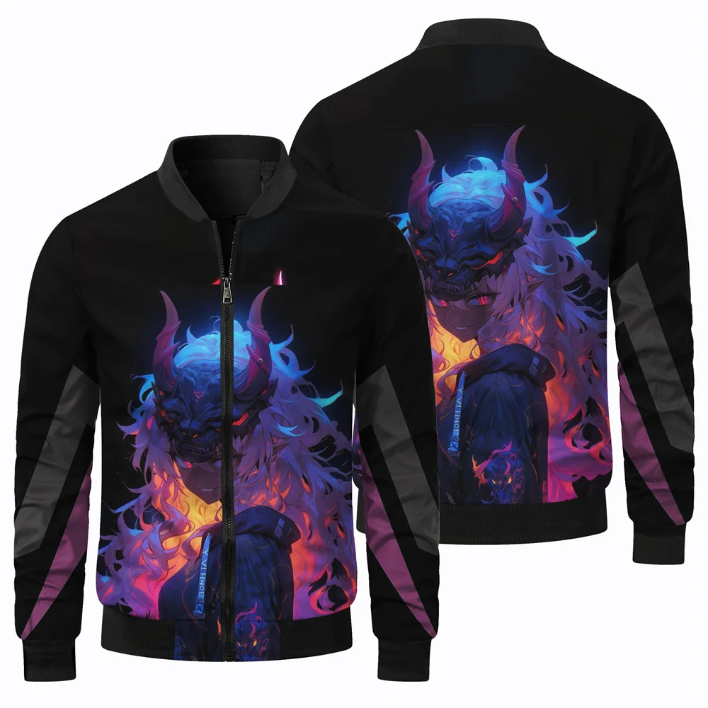 thumbnail image 1 of Chaqueta de invierno para hombre con estampado de personajes de dibujos animados en 3D, chaqueta para hombre, cortavientos, ropa deportiva para exteriores, ciclismo, moda para hombre, 1 of 4