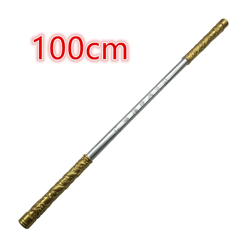 Cosplay Sun WuKong Golden Cudgel Rod Weapon Wushu Sticks Kungfu Props 1:1 Outdoor Game Safety PU Role Gift Kid Toy 3