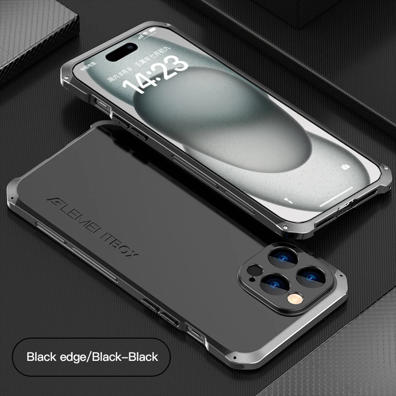 Premium PC+Alloy Metal Phone Case: Sleek and Durable Protection