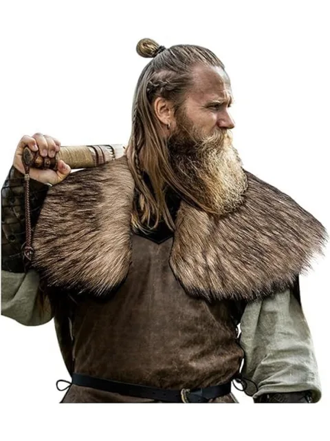 Viking Femme Cape Viking En Velours Avec Capuche Style Médiéval