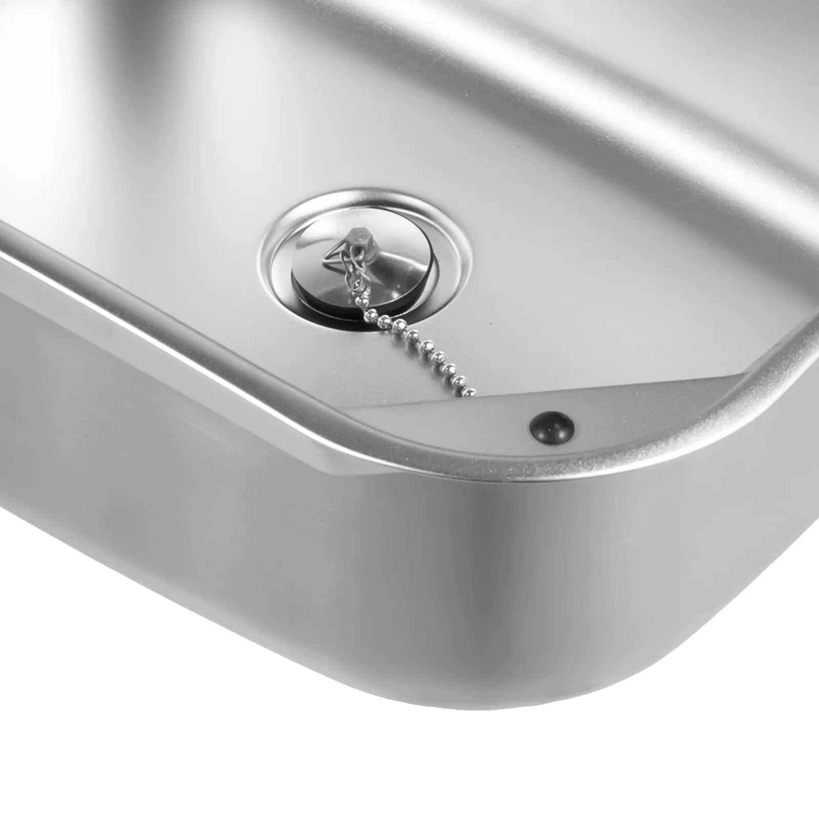 Edelstahl-Handwaschbecken 42,3*37,3*15cm Spüle mit Drehbarem Wasserhahn Einzelbecken Küchenspüle für Wohnmobil Camper Anhänger – Detail 22