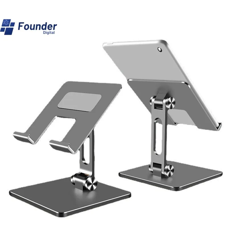 

3C Founder Tablet Stand Tablet Stand Mobile Phone Aluminum Alloy Folding Suitable For IPad Support Source Cross-border Wholesale