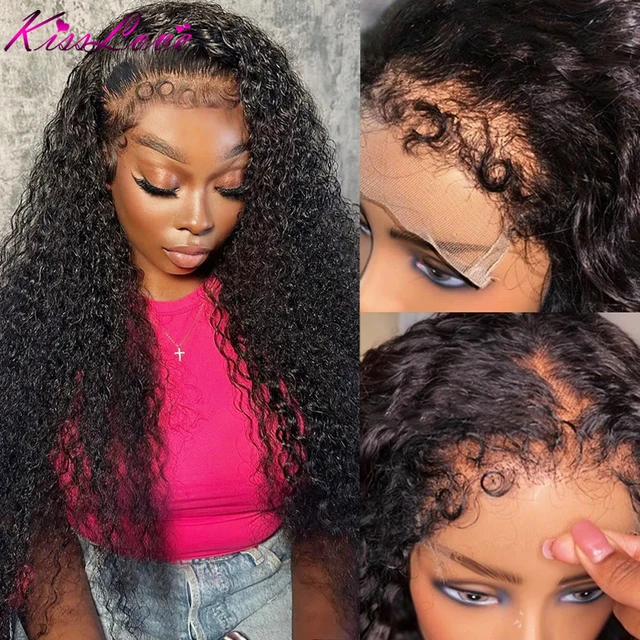 Kiss Love Water Wave 13x4 Hd Lace Front Human Hair Wigs Pre Plucked For Black  Women Remy 250% Density Brazilian Lace Closure Wig - Lace Wigs - AliExpress
