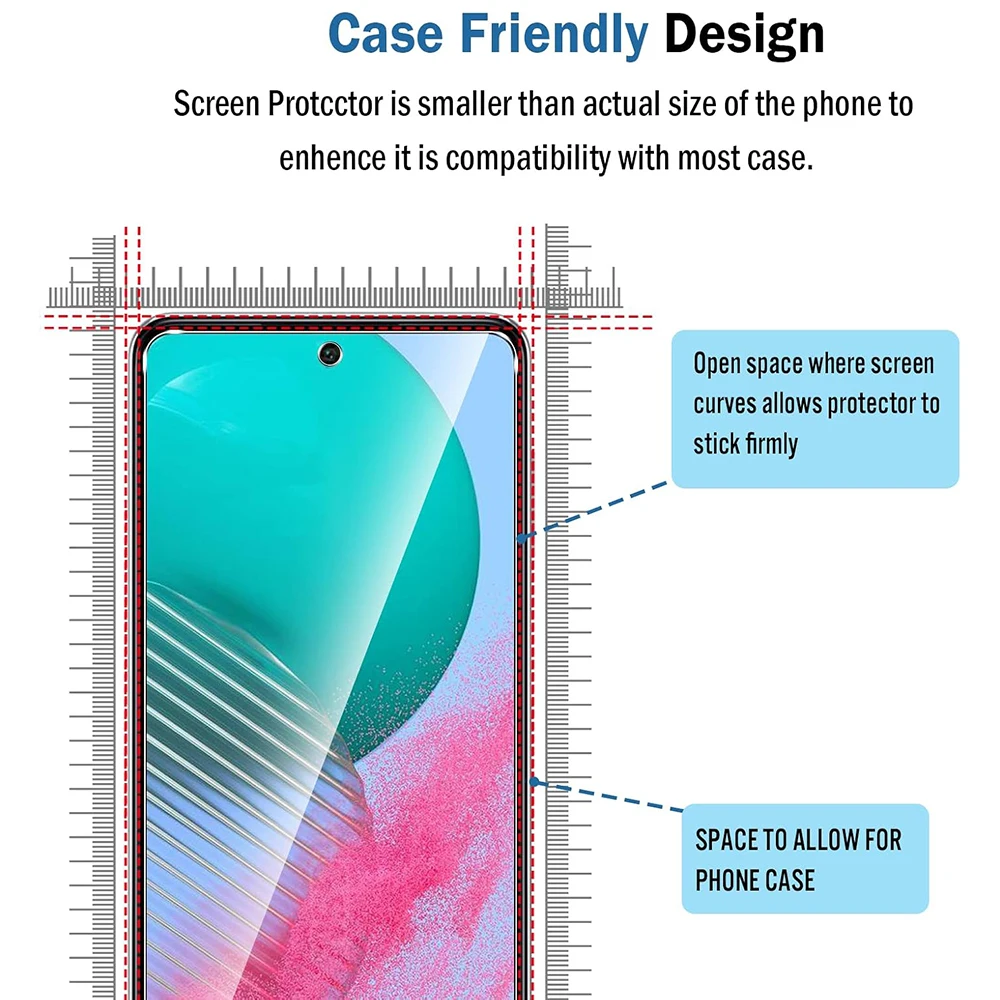 Premium 3-Pack Tempered Glass Screen Protector Set