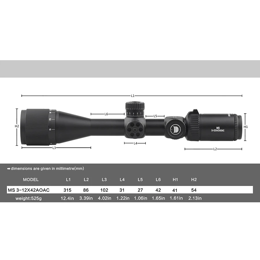 Hunting Spring Riflescope Rifle Scope for Hunting