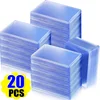 1/20pcs PVC Card Sleeves Waterproof Hard Plastic Transparent Cards Holder Protectors Cover Postcard Container Storage 1