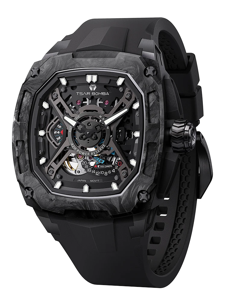 TSAR BOMBA クロノグラフ ラバーベルト時計 TSAR BOMBA クロノグラフ ラバーベルト時計 TSAR BOMBA クロノグラフ