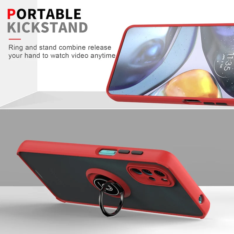 portable kickstand ring and stand combine release your hand to watch video anytime