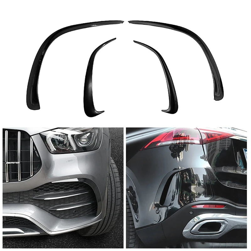 

Car Front Rear Bumper Splitter Spoilers Canard Air Knife Surround Trim For Mercedes-Benz GLE W167 2020 AMG
