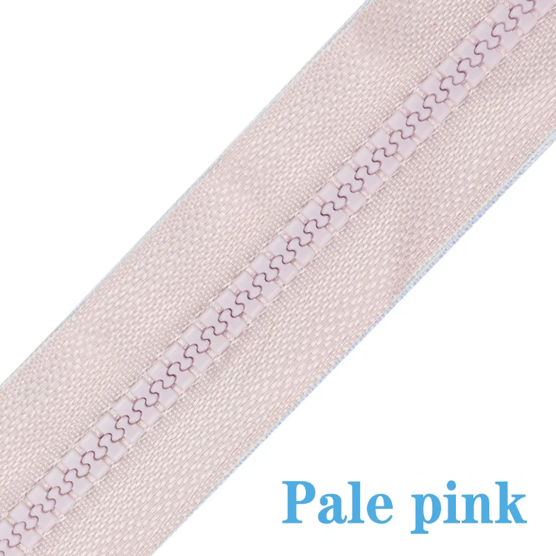 Versatile Resin Zipper – 24 Vibrant Colors, Multiple Lengths, Open Tail Design