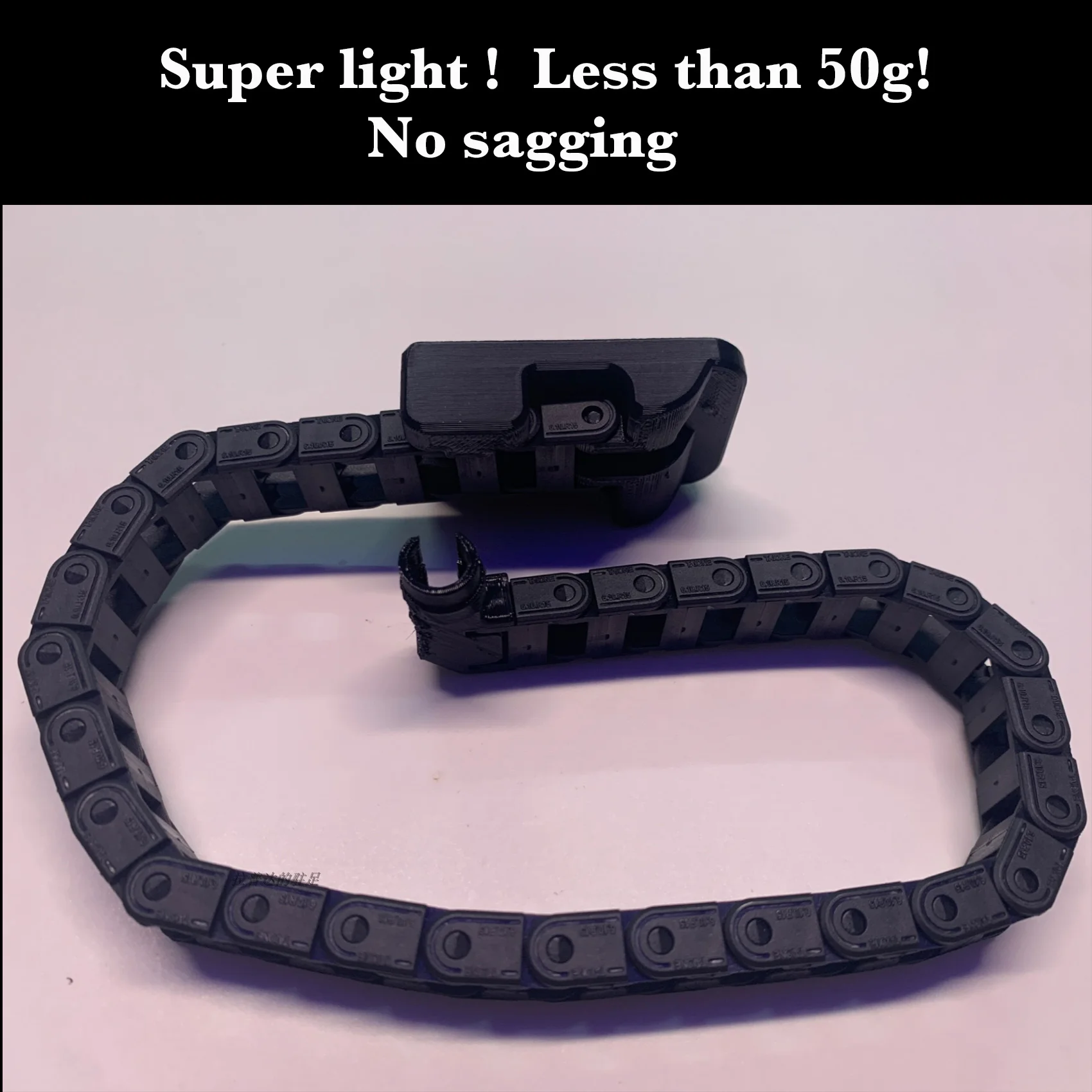 For Bambu lab p1p Cable Chains drag chain ultra light Plastic Drag Towline assembly kit 3d