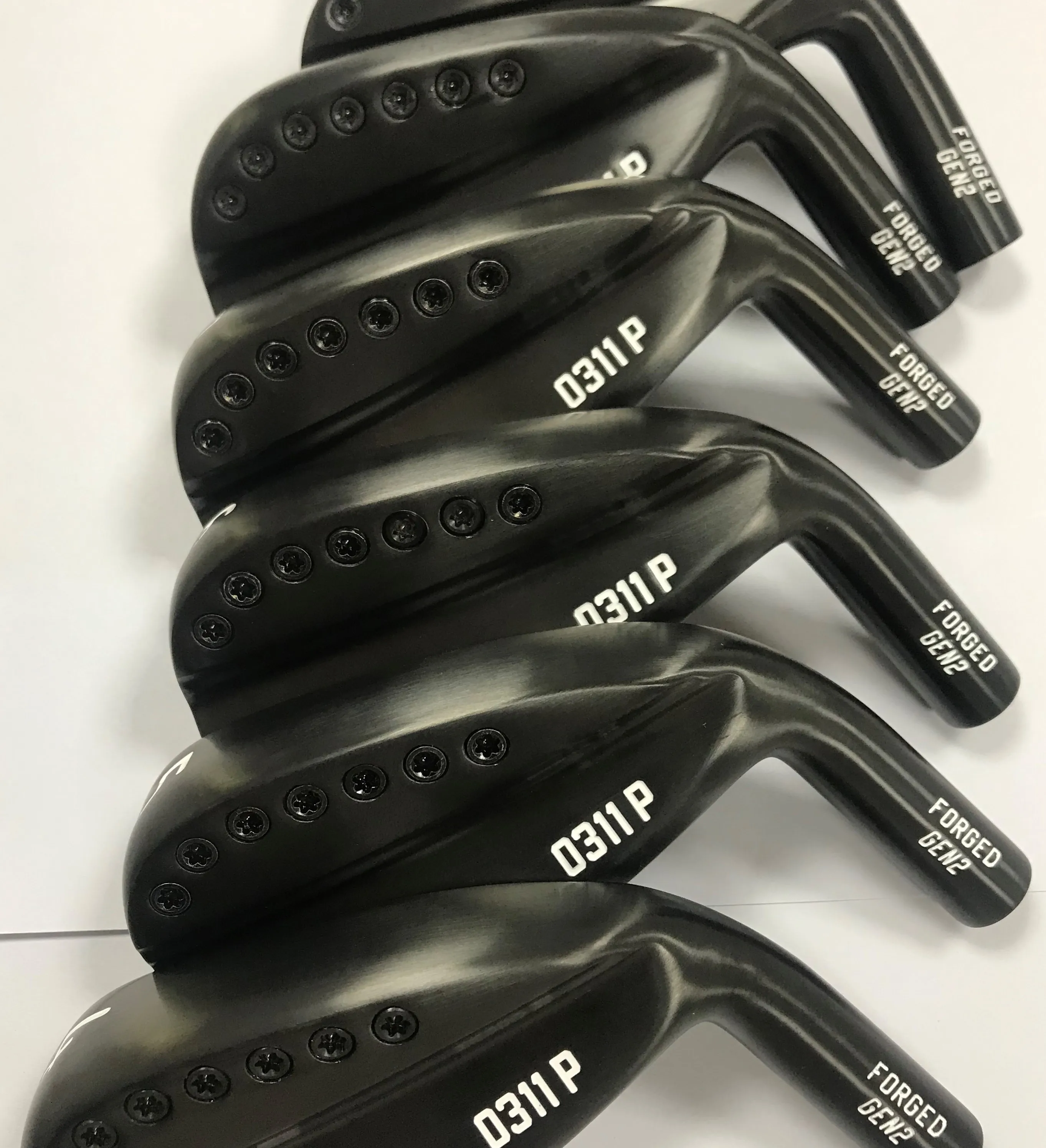 0311P Golf Clubs GEN2 Iron Set Hollow Blade Black Color