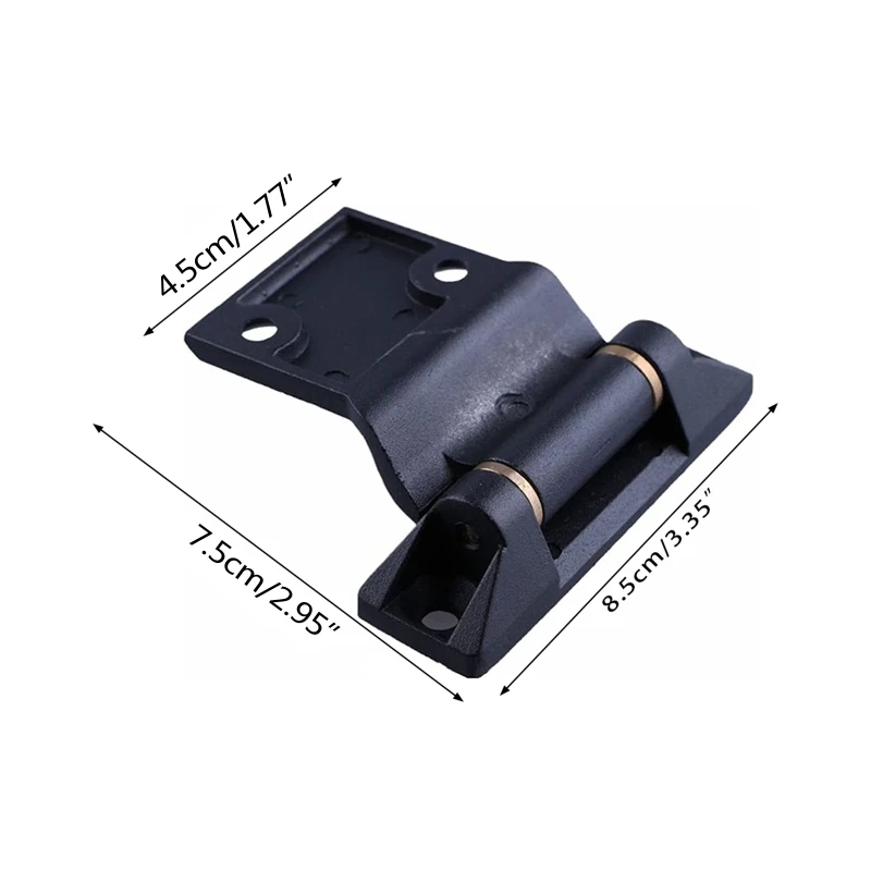 Thickened Door Hinge Industrial Heavy Duty Zinc Alloy Power Cabinets Smooth Opening Closing No Fading