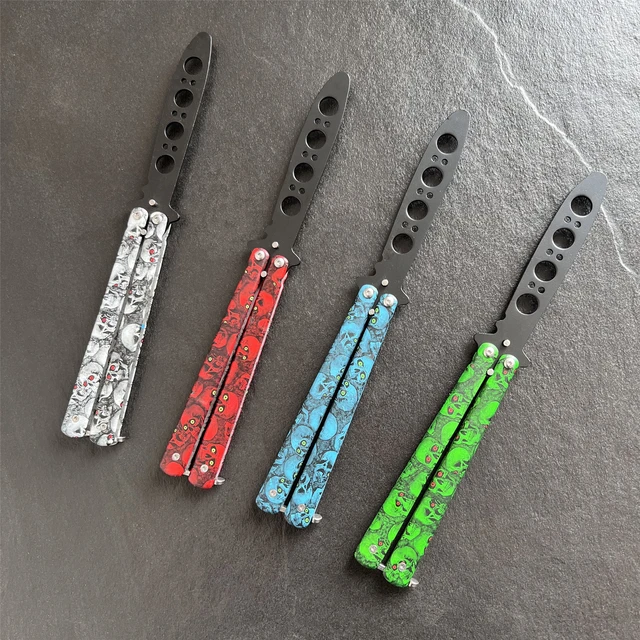 Cuchillo de práctica de aleación plegable portátil, Balisong