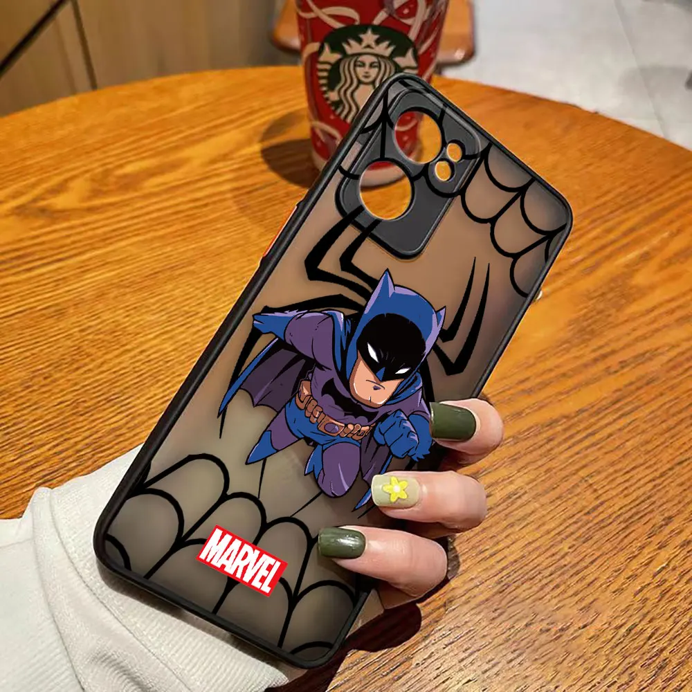 thumbnail image 1 of Matte Phone Case for OPPO RENO 8 8T 7Z 7 6Z 6 5 3 PRO PLUS 4G 5G Case Funda Coque Capa Shell Cover Marvel Avengers Anime Cartoon, 1 of 5