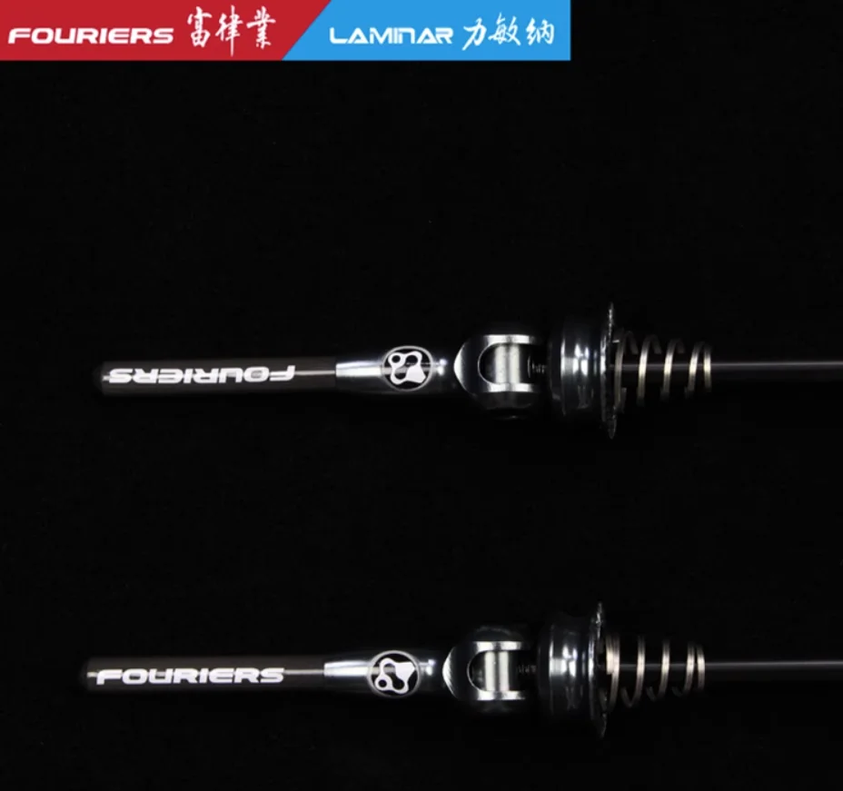 Fouriers-quick release titanium axle with carbon lever, QR skewers for road bike 100mm 130mm 43g