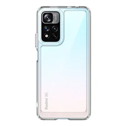 Candy Shockproof Silicone Bumper Phone Case for Poco X4 NFC 5G (Clear)