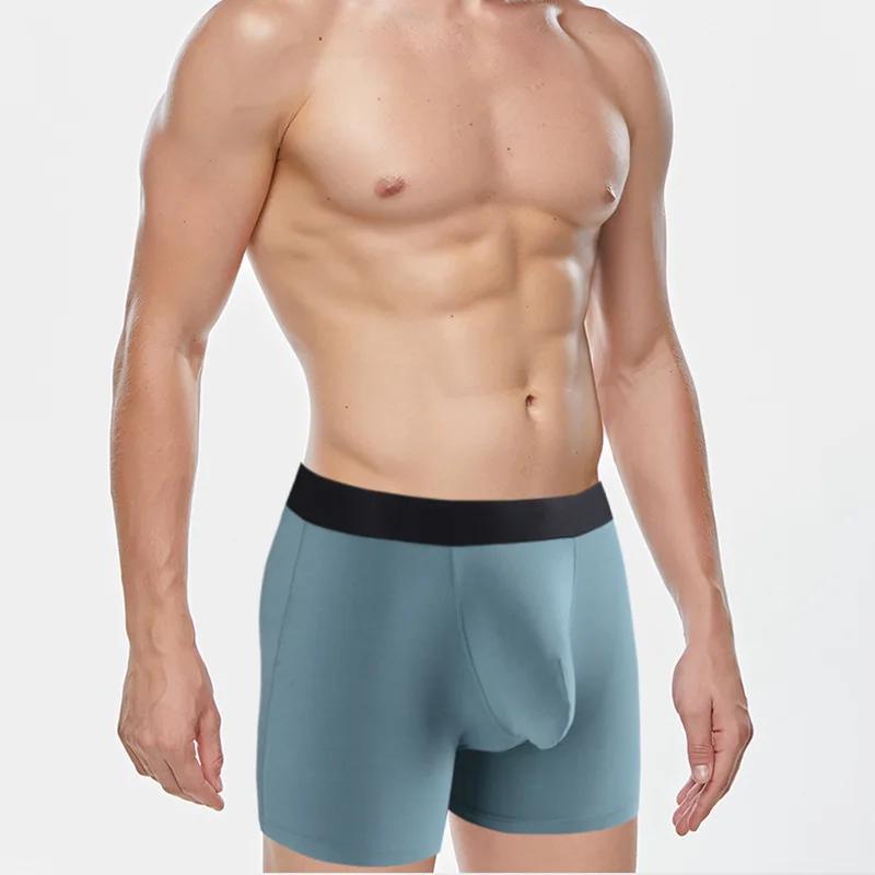 Boxershorts Men Sexy Elephant Nose Underwear Boxers Homme Fashion Modal Breathable U Pouch Boxer Shorts Sexy Panties Underpants