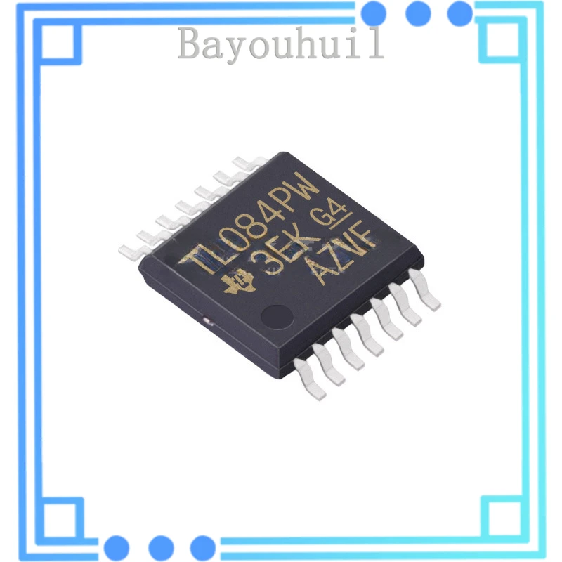 

10PCS TL084HIPWR Silk Screen TL084PW Package TSSOP-14 Original Spot Operational Amplifier Chip