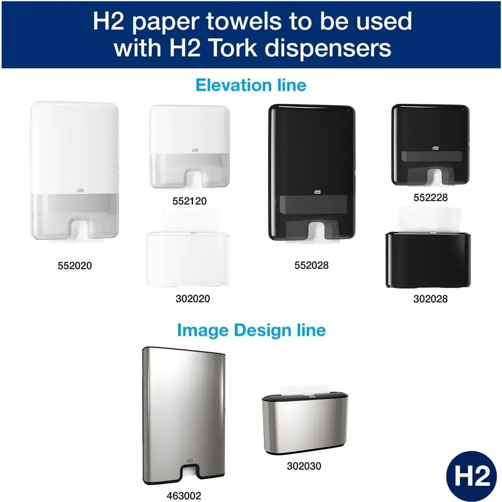 Soft and Absorbent Multifold Hand Towels Value Pack of 400 Ideal Hand Drying LEED Compliant Model 424824