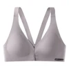 Stylish Sexy Front Open Gather Bra with Latex Padding Ice Silk Fabric Backless Beautiful Easy Wear Perfect for Active Lifestyles 5