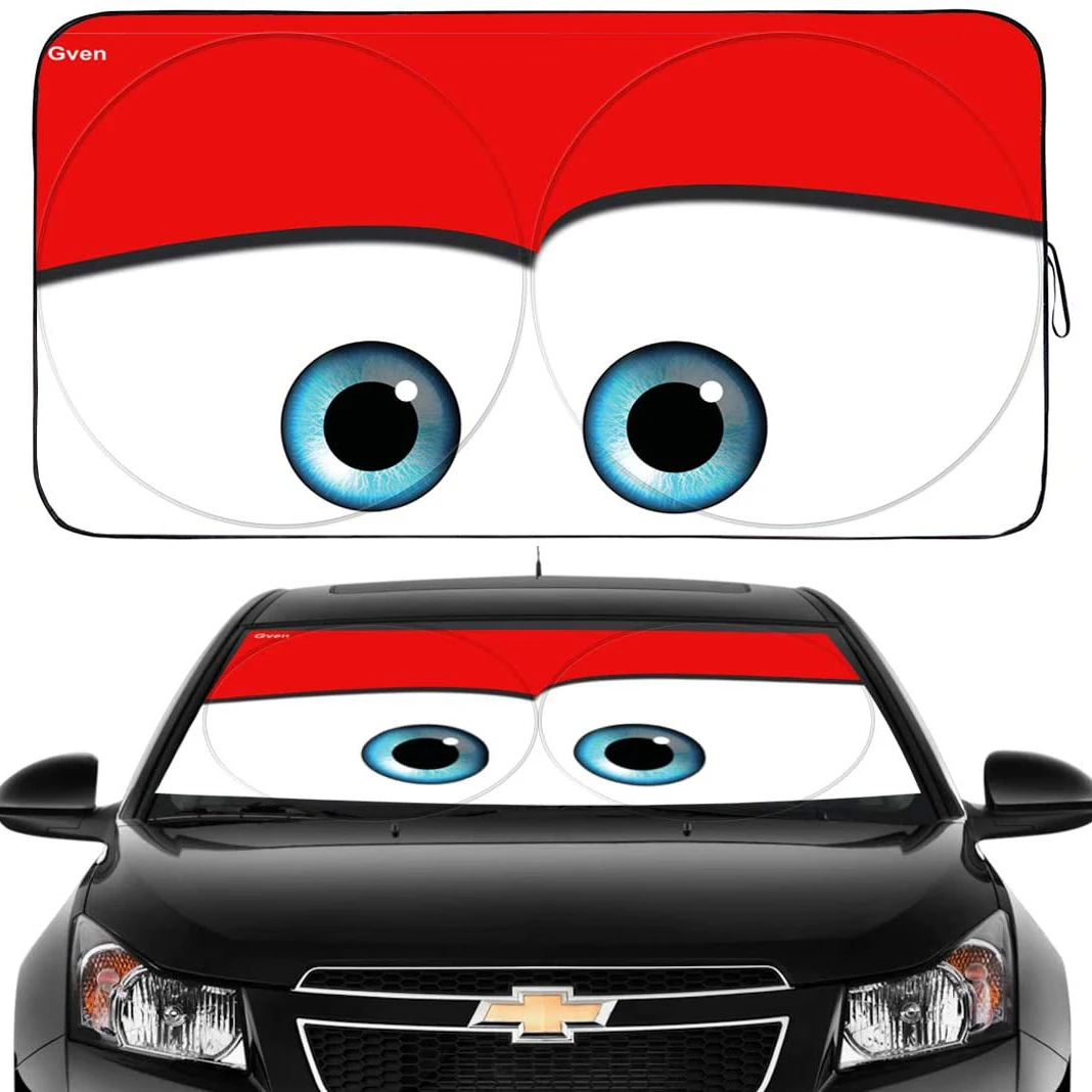 Car Sunshade Sunshades Reflector Anti Uv Protector Evil Eyes Universal Summer
