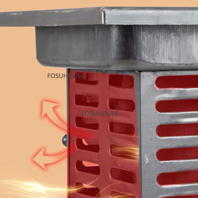 Kültéri Kimeneák Vastag Fűtési Tűzhely Tűzifa Háztartási Udvar Kerti Univerzális Öntöttvas Máglya Állvány - Image 4